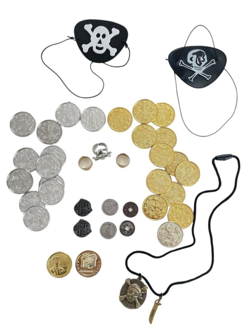 40 pcs Pirate Accessories & Coins